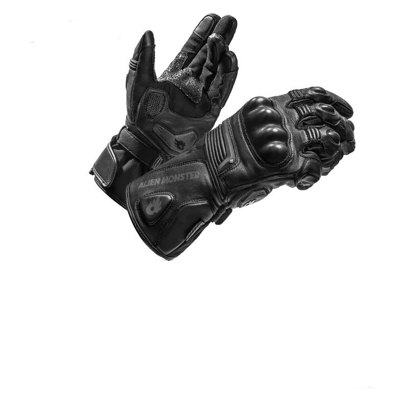 CE Warm Waterproof ESA Leather Cycling Gloves-G18