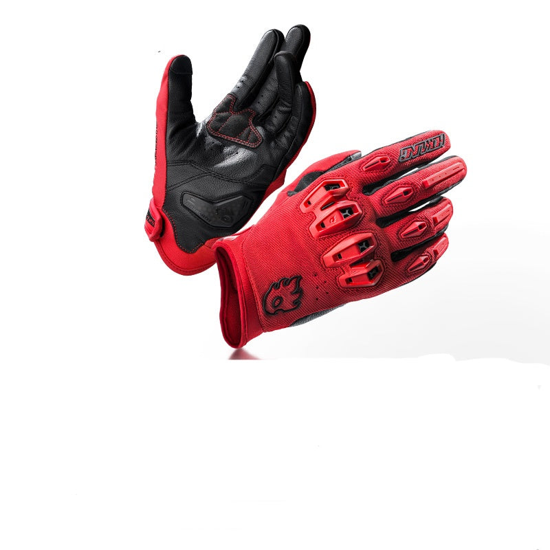 Breathable motorcycle equipment touch screen leather-G19