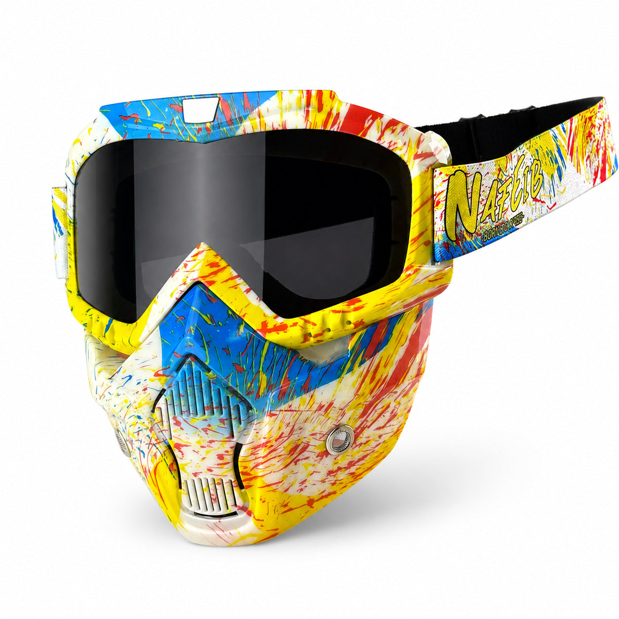 Motorcycle Riding Goggles and Protective Face Mask-H02
