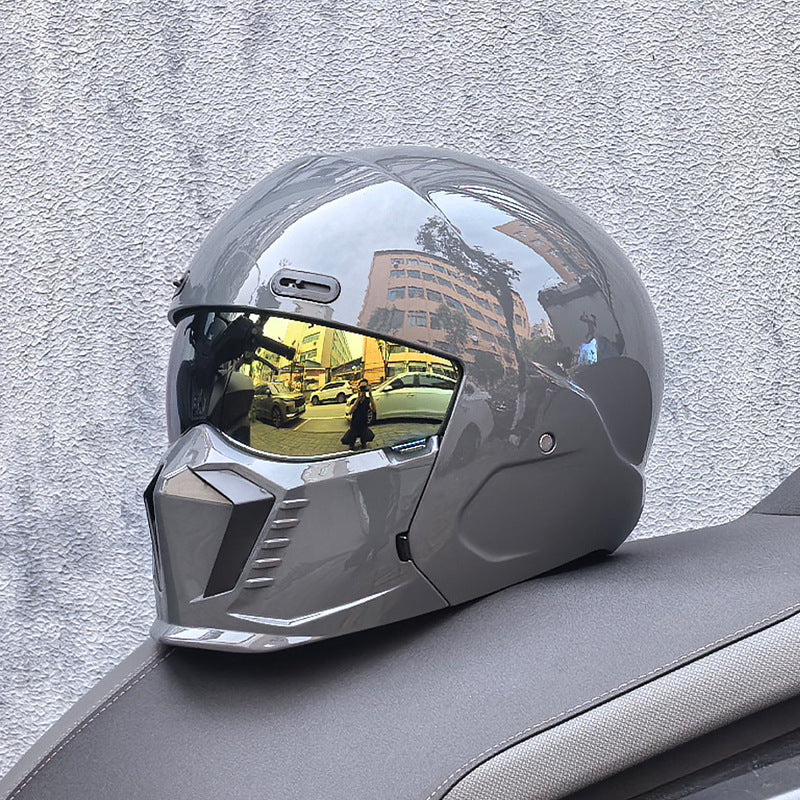 Motorcycle Cruiser-Style Detachable Scorpion Helmet-I178