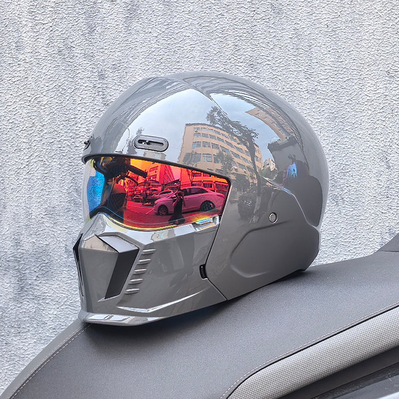 Motorcycle Cruiser-Style Detachable Scorpion Helmet-I178