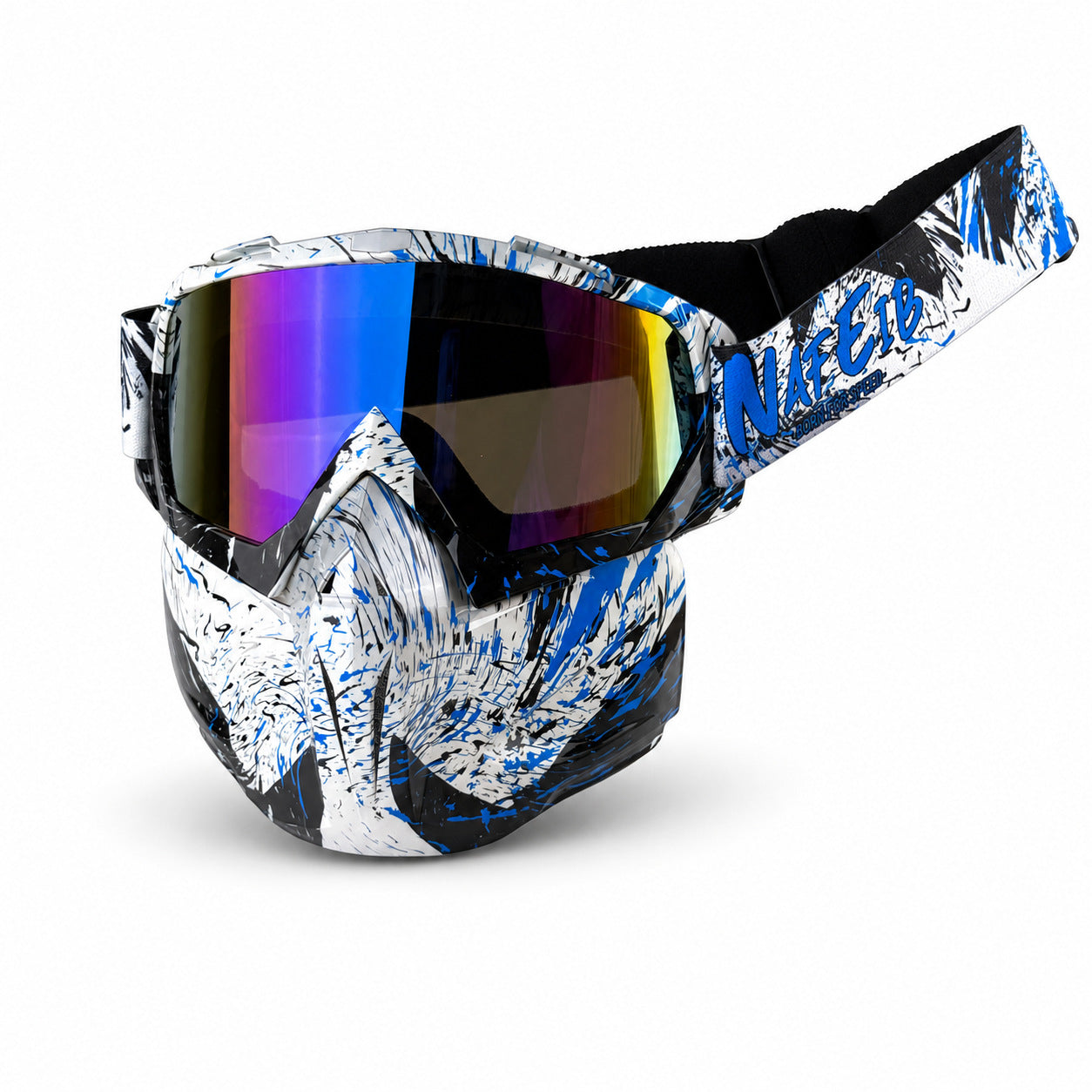 Anti-glare Motorcycle Goggles and Face Mask-H04