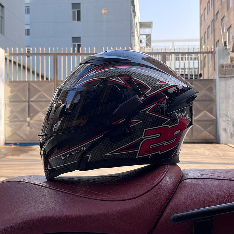 KTVMOTO Full-face Motorcycle Helmet Design-I260