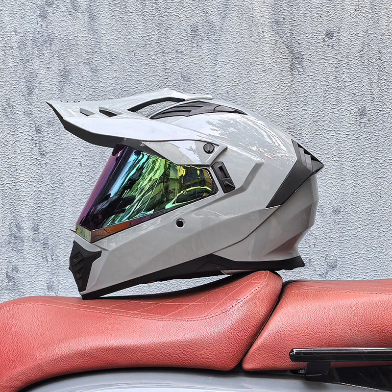 Motorcycle dual-sport helmet-I228