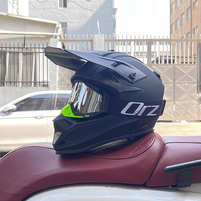 KTVMOTO Off-Road Motocross Helmet with Goggles for Dirt Bike Riding-I255