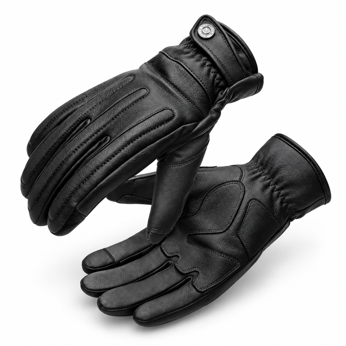 KTVMOTO Vintage Sheepskin Motorcycle Riding Gloves-G103