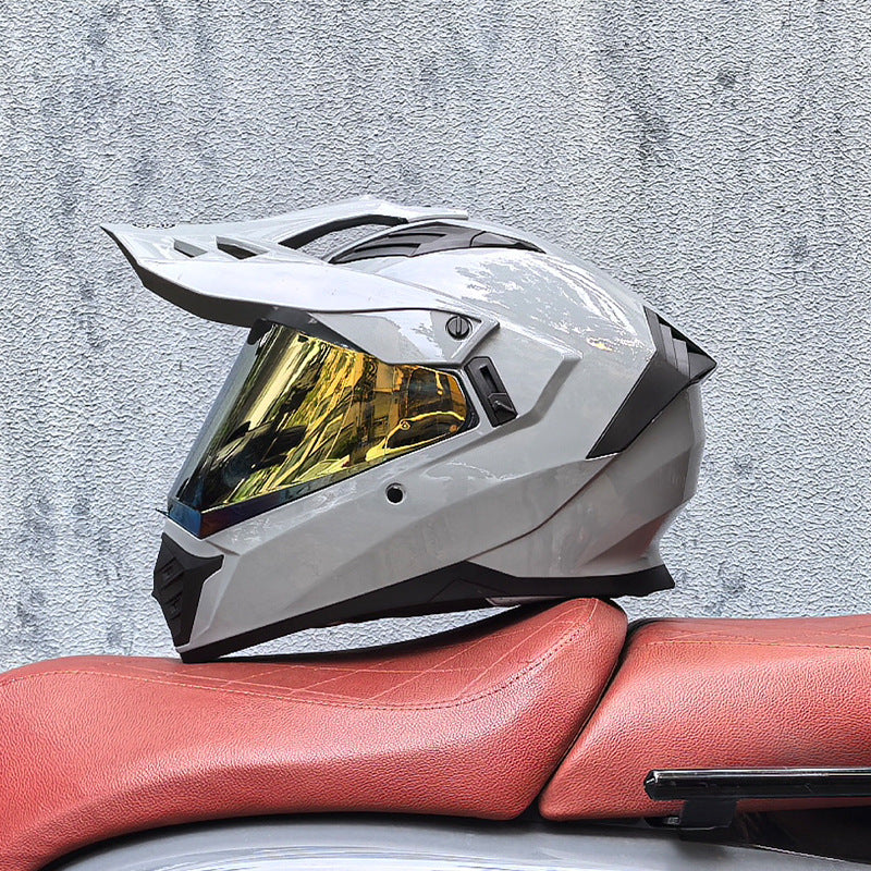 Motorcycle dual-sport helmet-I228