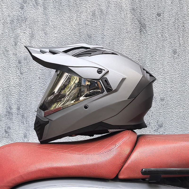 Motorcycle dual-sport helmet-I228