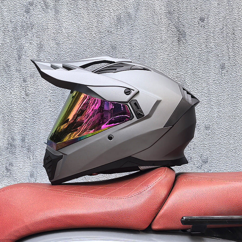 Motorcycle dual-sport helmet-I228