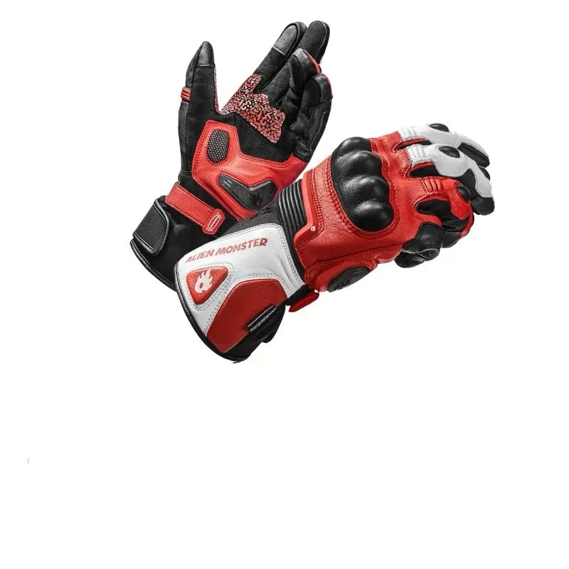CE Warm Waterproof ESA Leather Cycling Gloves-G18