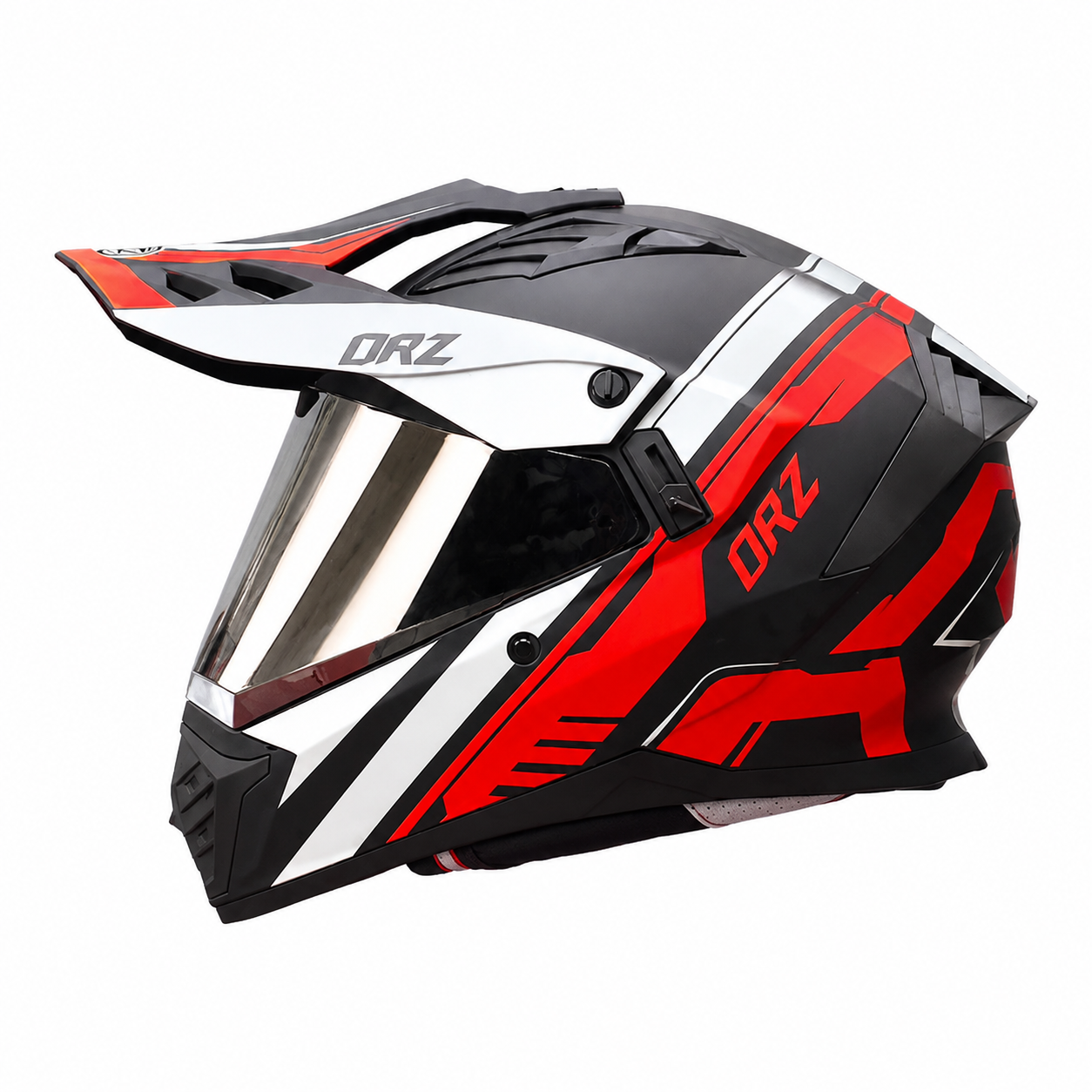 Single-visor off-road helmet for street and off-road use-I226