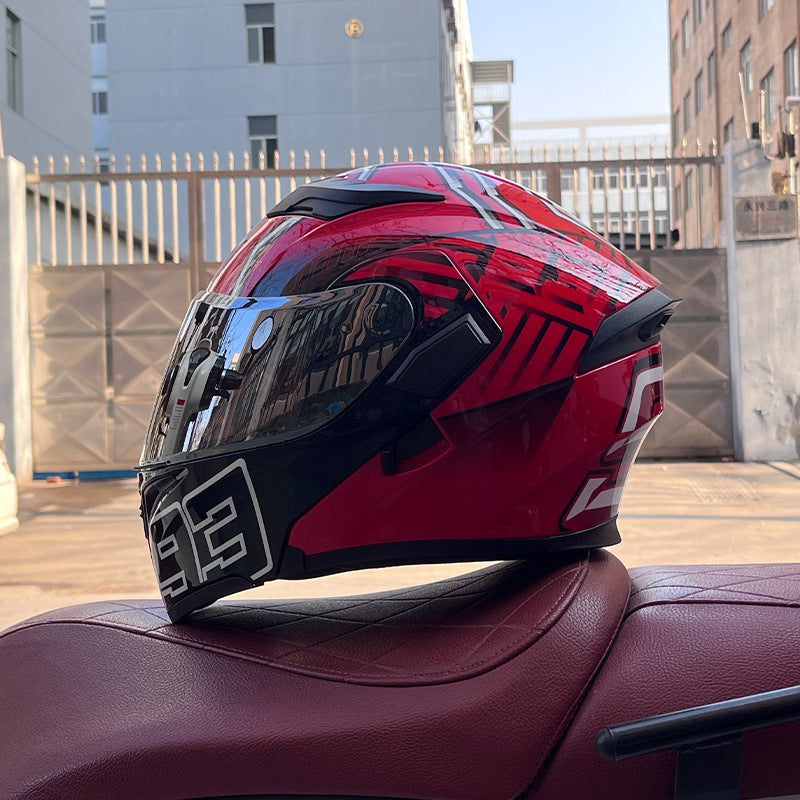 KTVMOTO Full-face Motorcycle Helmet Design-I260