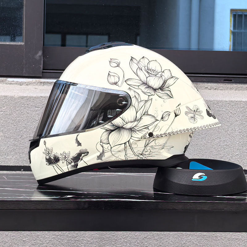 Bluetooth slot for full-face motorcycle helmet-I236