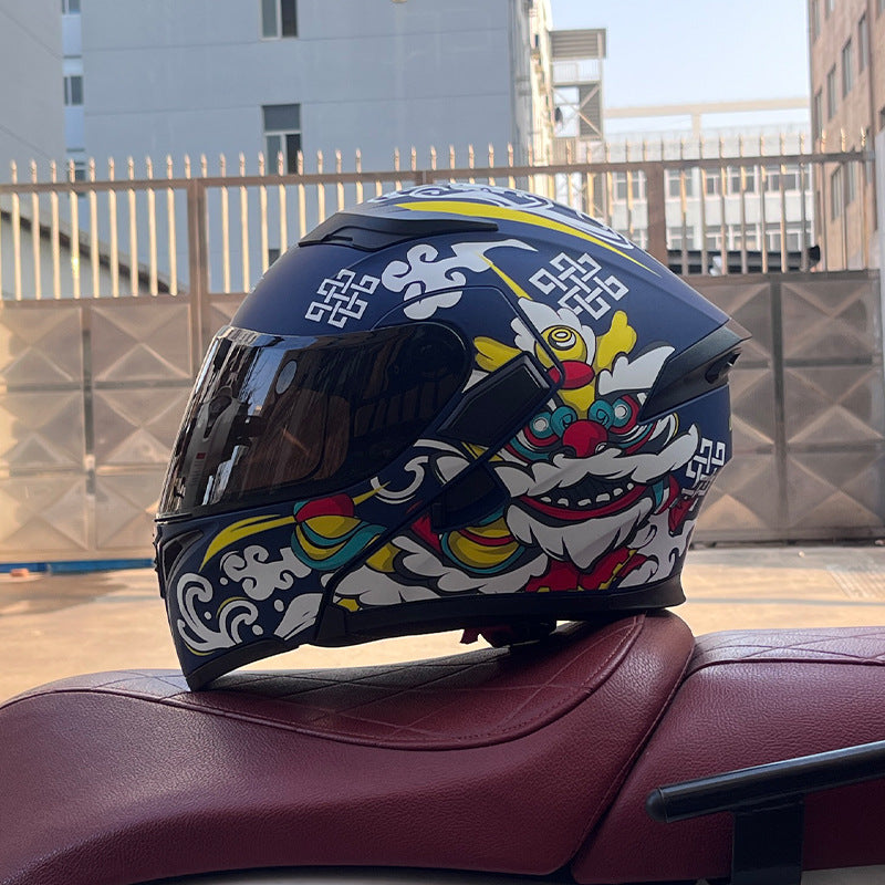 KTVMOTO Full-face Motorcycle Helmet Design-I260
