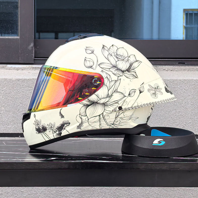 Bluetooth slot for full-face motorcycle helmet-I236