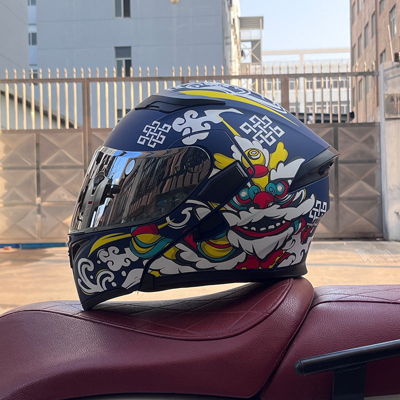 KTVMOTO Full-face Motorcycle Helmet Design-I260
