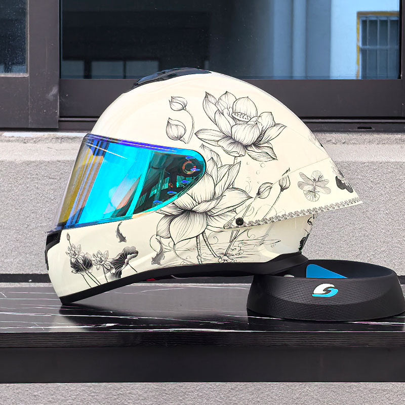 Bluetooth slot for full-face motorcycle helmet-I236