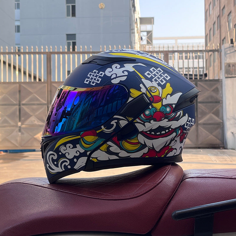 KTVMOTO Full-face Motorcycle Helmet Design-I260