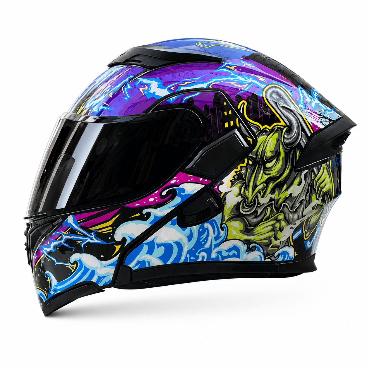 KTVMOTO Full-face Motorcycle Helmet Design-I260