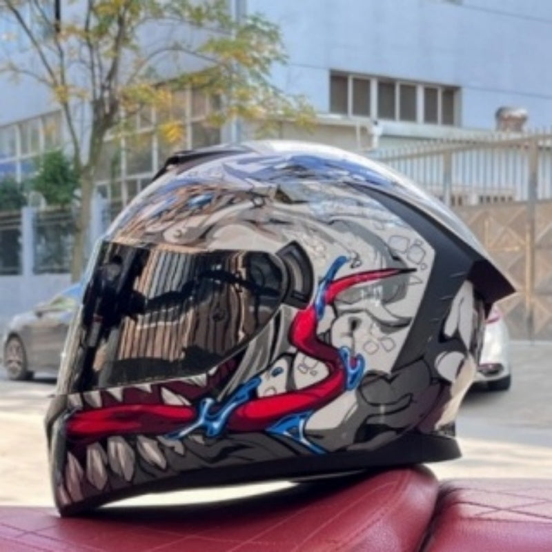 Bluetooth motorcycle helmet with dual visors-I246