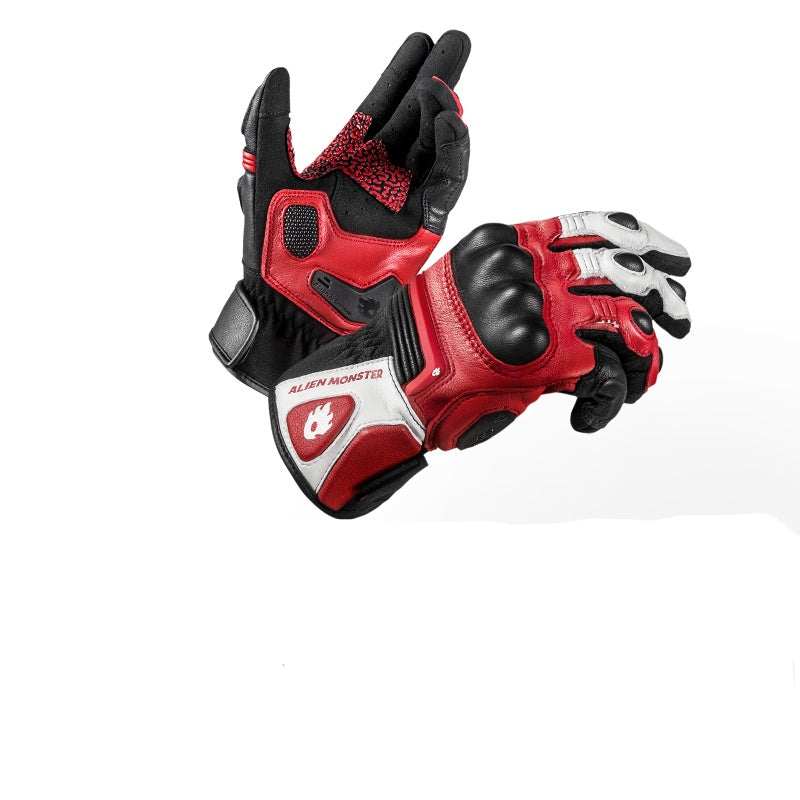 CE Warm Waterproof ESA Leather Cycling Gloves-G18