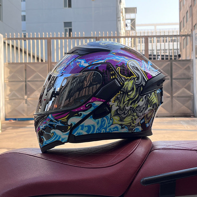 KTVMOTO Full-face Motorcycle Helmet Design-I260