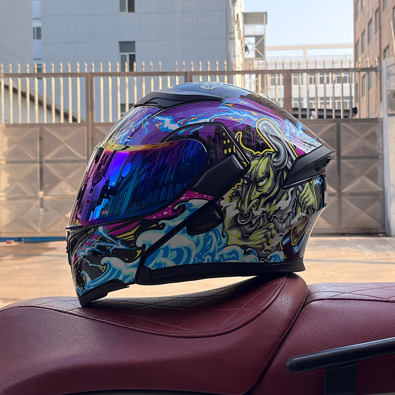 KTVMOTO Full-face Motorcycle Helmet Design-I260