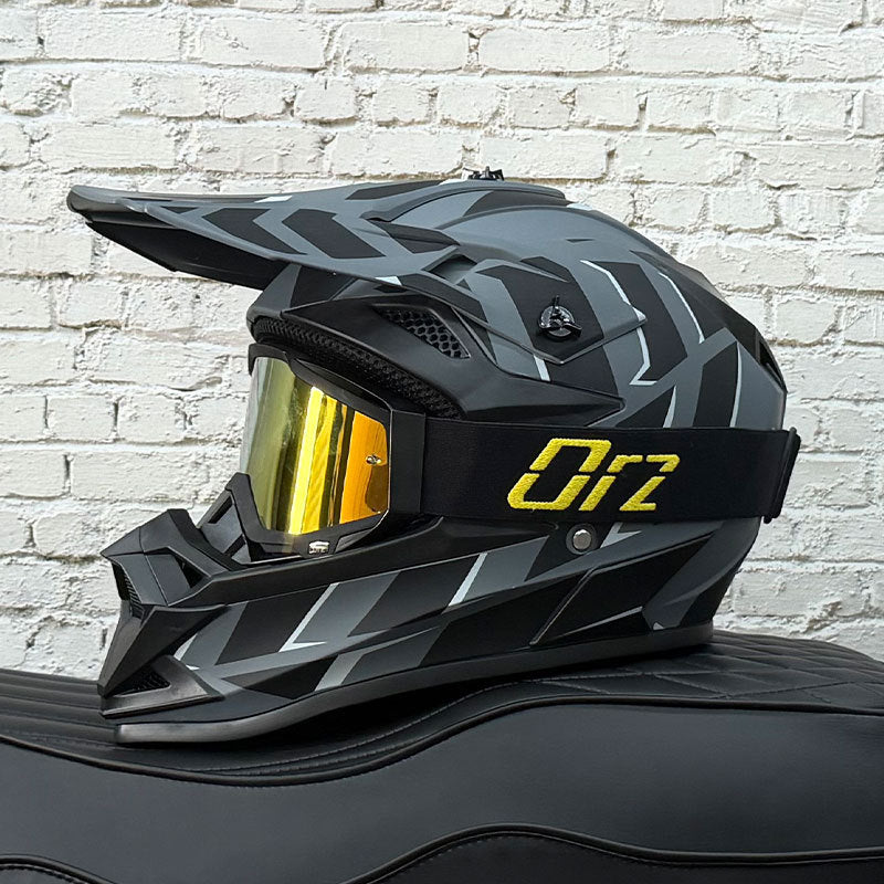 Full-face helmet riding off-road-I254