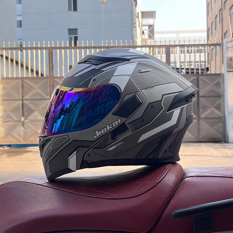 KTVMOTO Full-face Motorcycle Helmet Design-I260