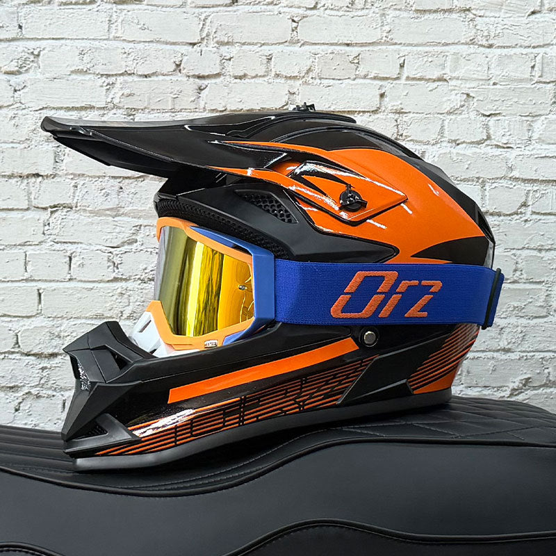 Full-face helmet riding off-road-I254