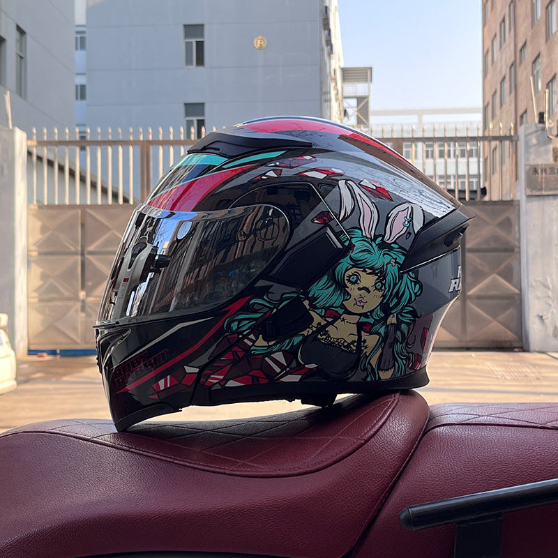 KTVMOTO Full-face Motorcycle Helmet Design-I260