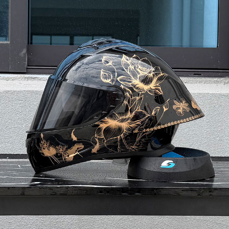 Bluetooth slot for full-face motorcycle helmet-I235