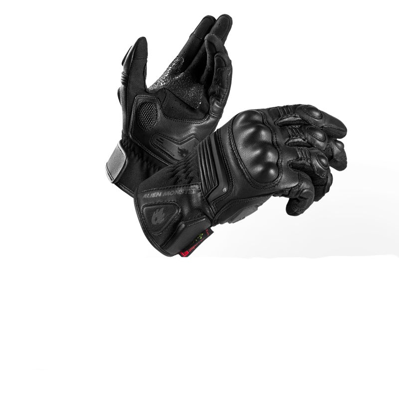 CE Warm Waterproof ESA Leather Cycling Gloves-G18