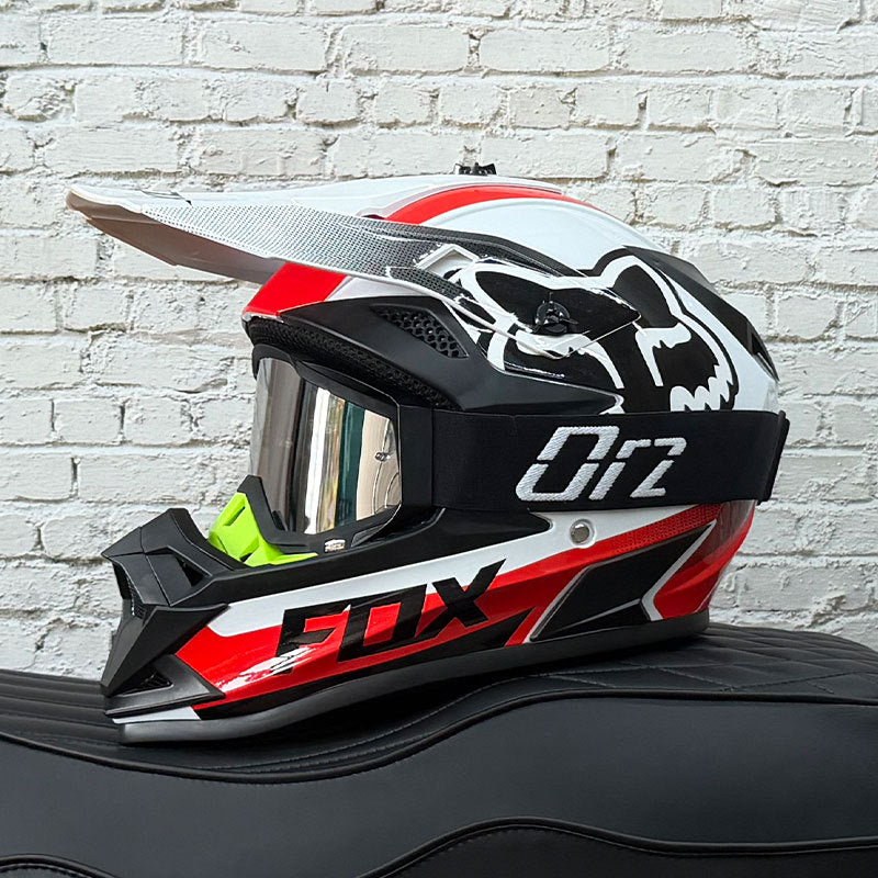 KTVMOTO Off-Road Motocross Helmet with Goggles for Dirt Bike Riding-I255