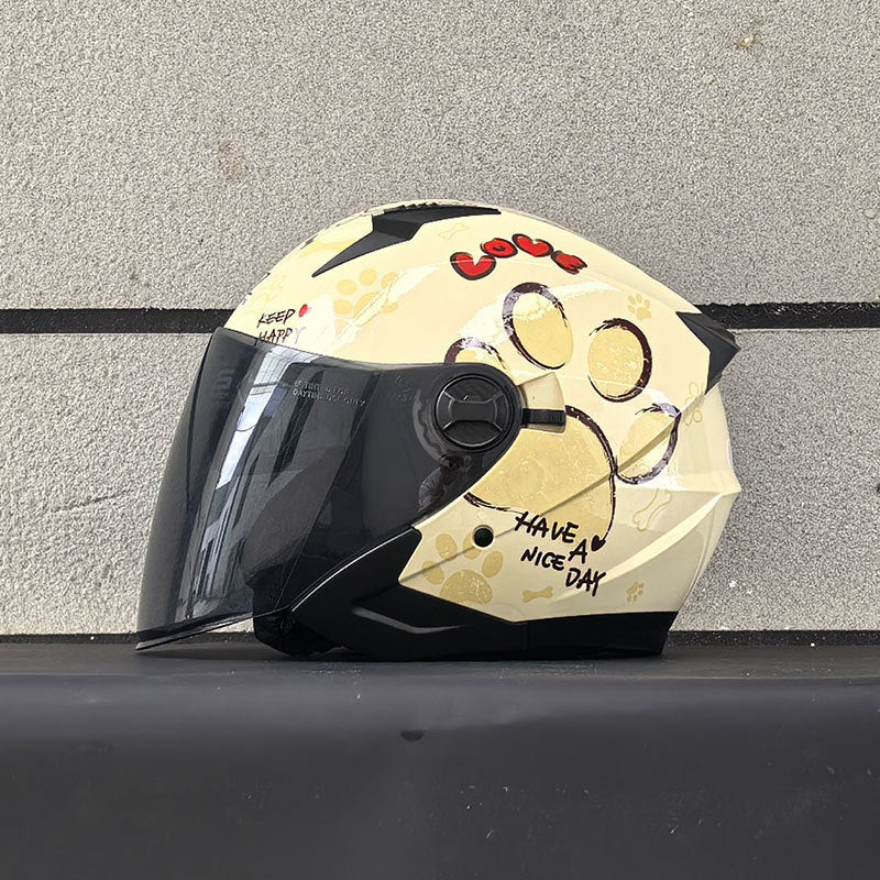 DOT Dual-Mirror Motorcycle Helmet-I216