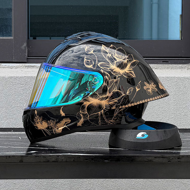 Bluetooth slot for full-face motorcycle helmet-I236
