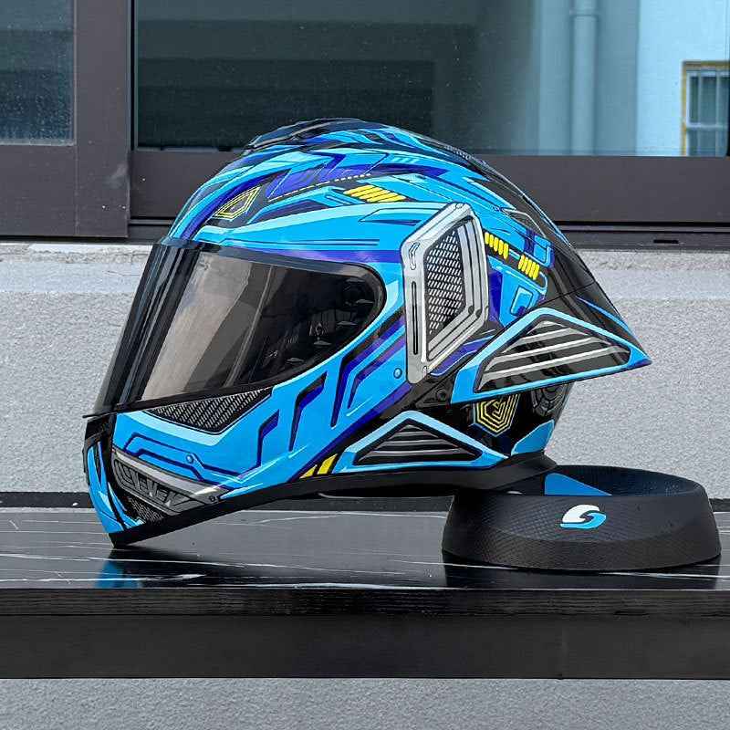 Bluetooth slot for full-face motorcycle helmet-I235