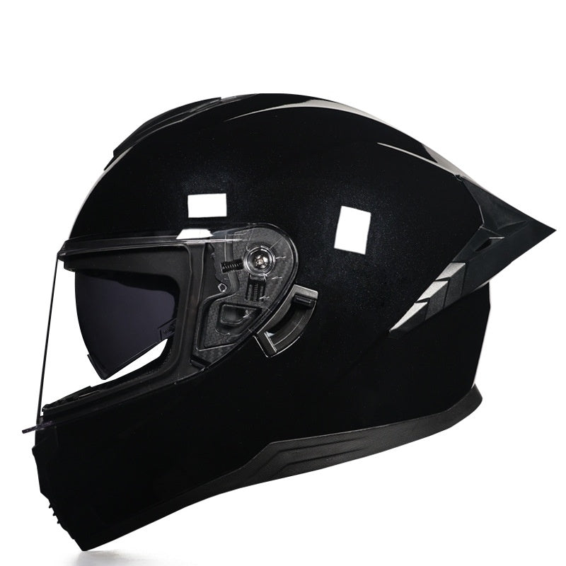 Dual-Visor Full-Face Motorcycle Commuter Helmet-I196