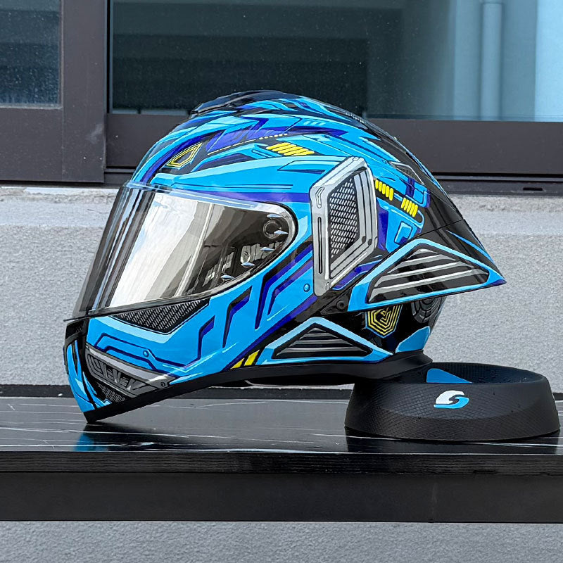 Bluetooth slot for full-face motorcycle helmet-I236