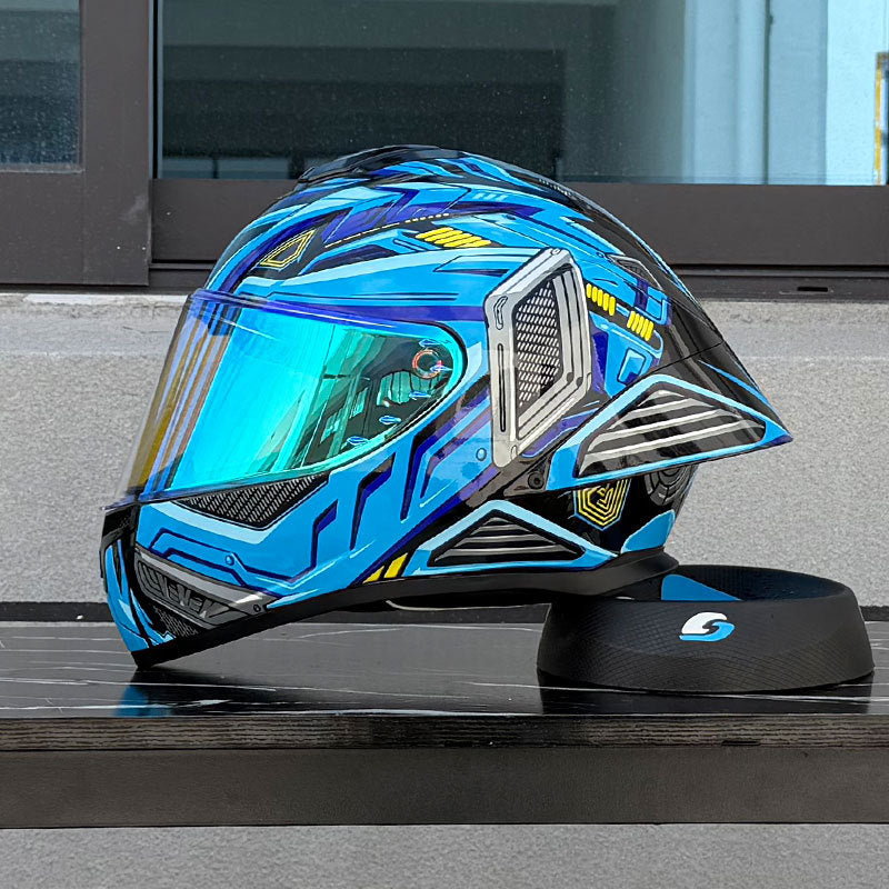 Bluetooth slot for full-face motorcycle helmet-I236