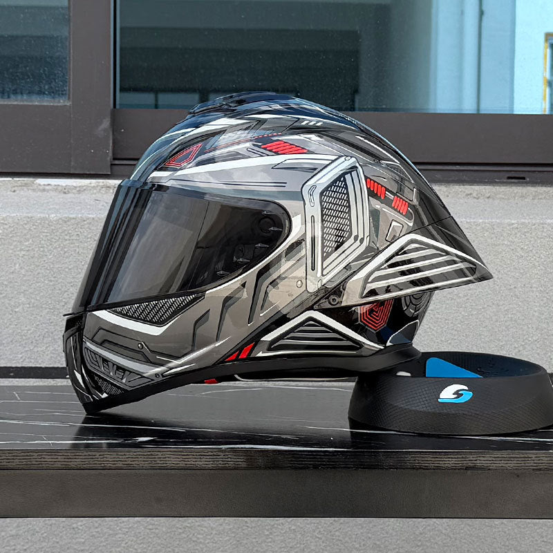 Bluetooth slot for full-face motorcycle helmet-I235