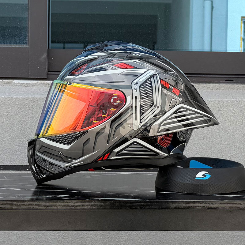 Bluetooth slot for full-face motorcycle helmet-I236