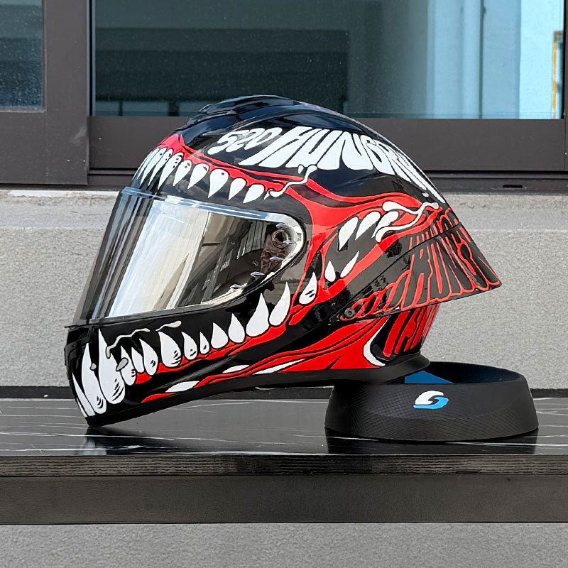 Bluetooth slot for full-face motorcycle helmet-I236