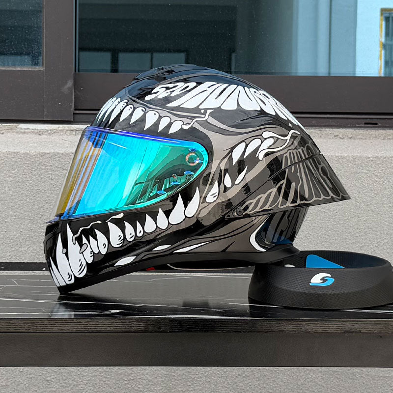 Bluetooth slot for full-face motorcycle helmet-I236