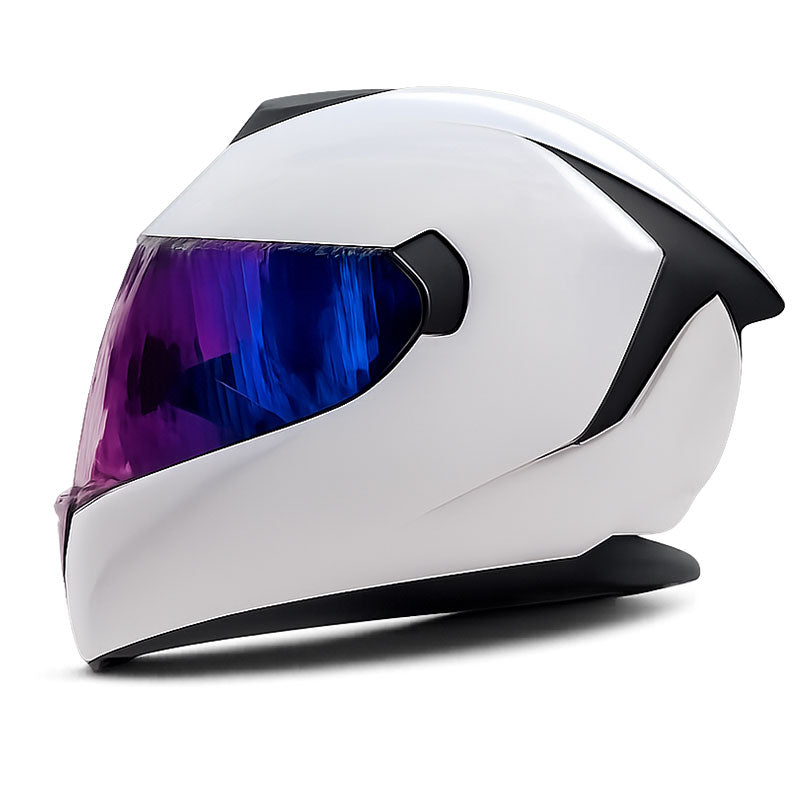 Dual-visor street helmet for sportbikes-I157