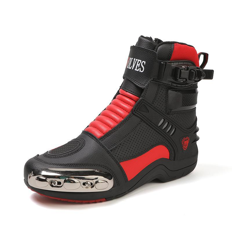 Motocross racing boots with LED displays-K103