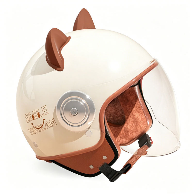 Cute motorcycle helmet-I80