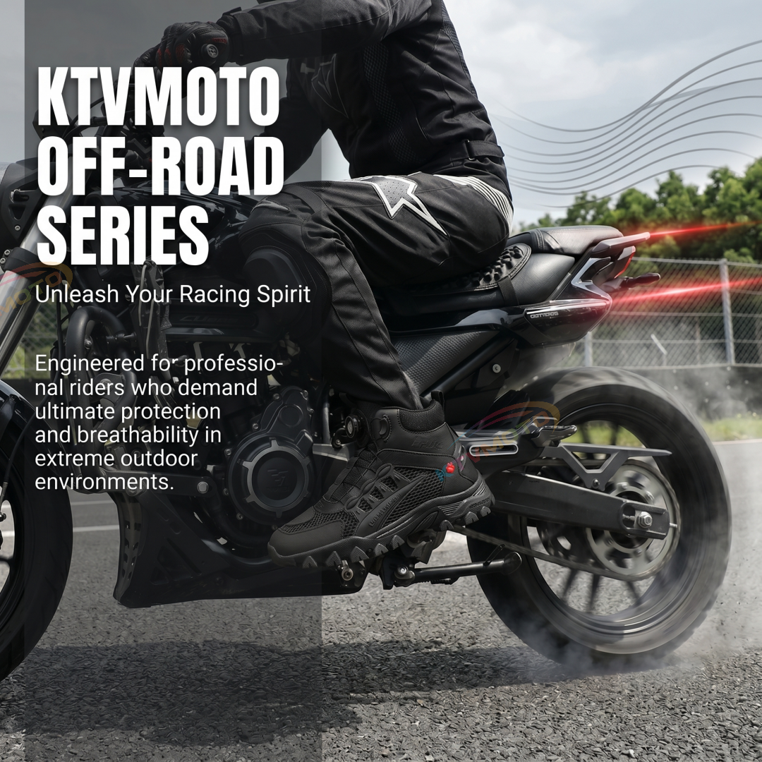 Outdoor Ventilated Off-Road Motorcycle Boots-K38