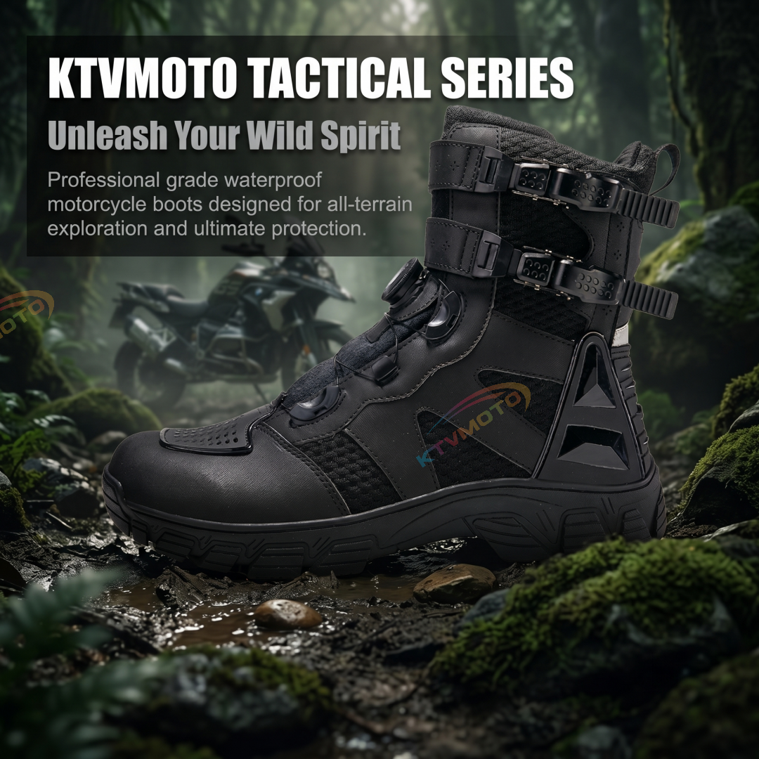 Waterproof Tactical Motorcycle Boots-K45