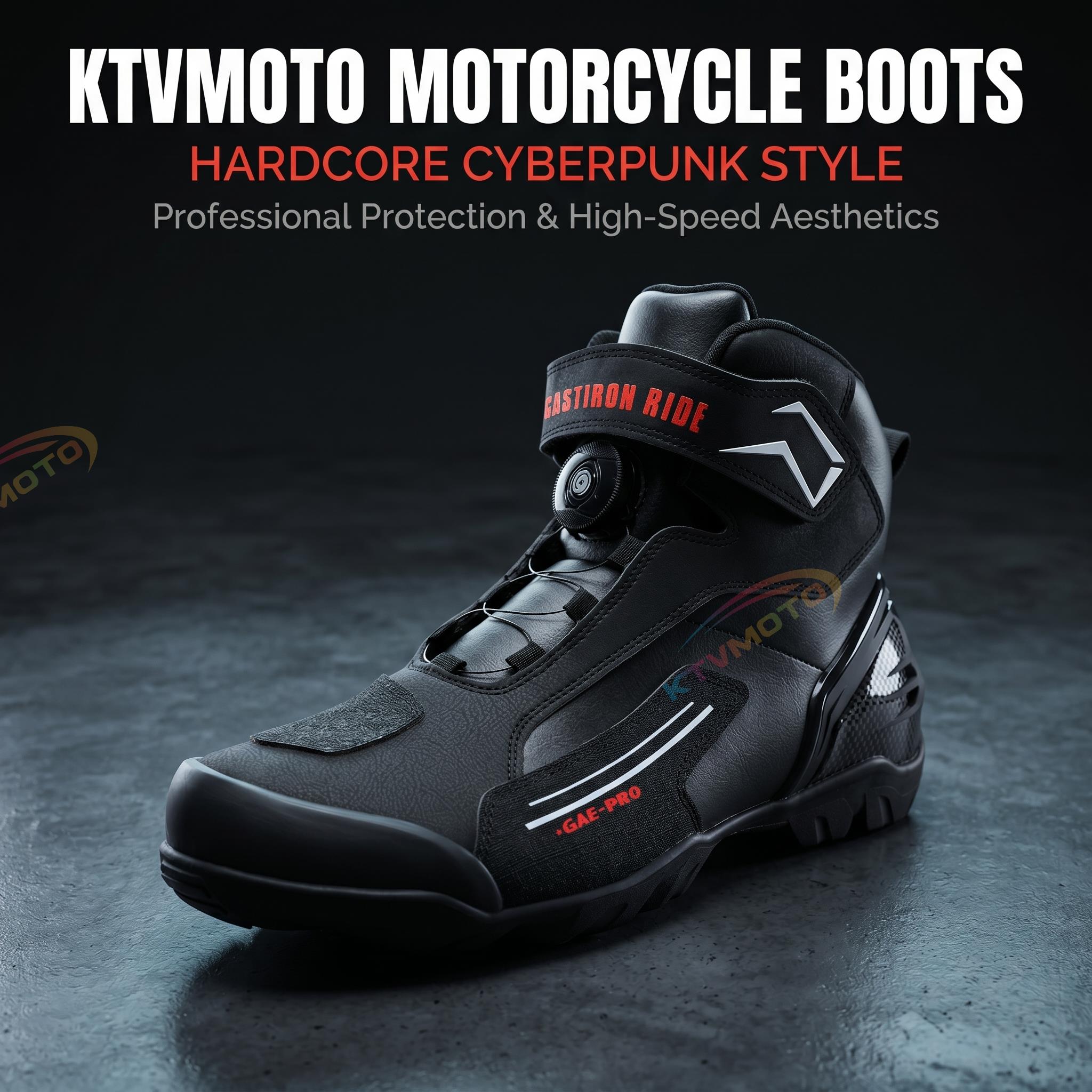 Motorcycle anti-slip ankle boots-K146